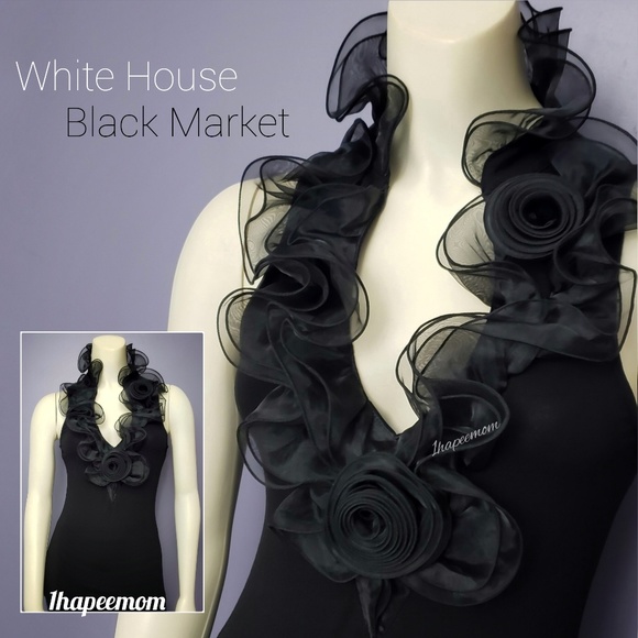White House Black Market Tops - Blouse | Black Top | White House Black Market